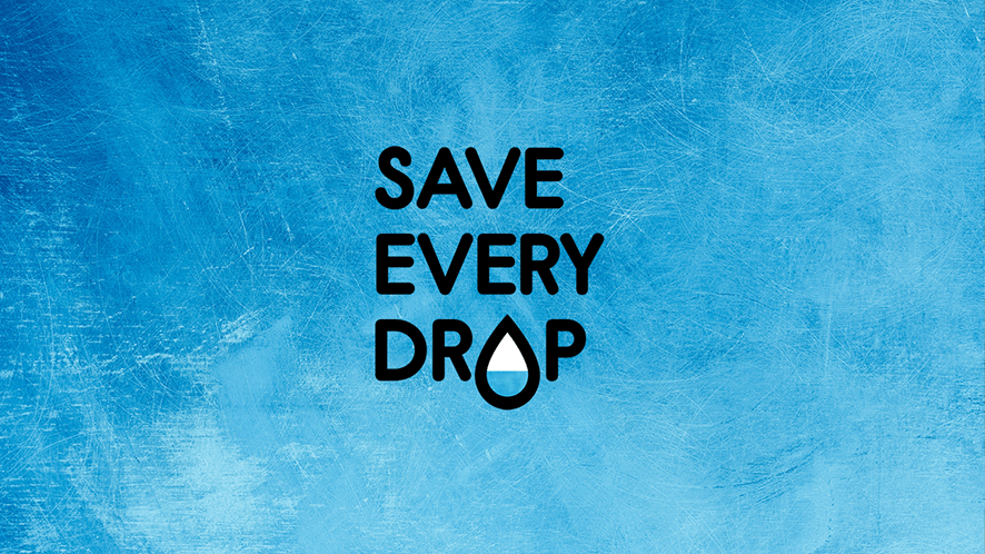 Save every drop logo