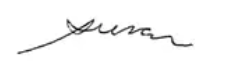 Susan Davy signature