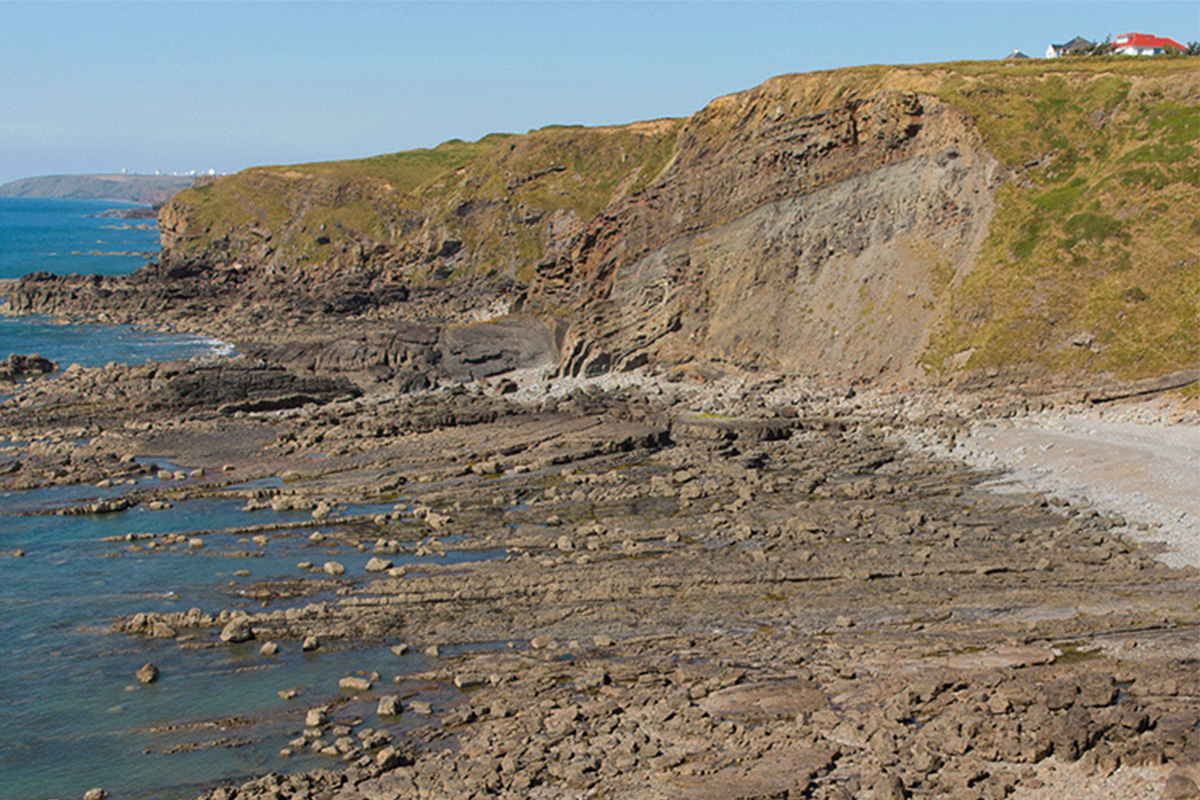 Widemouth Bay sewer installation image